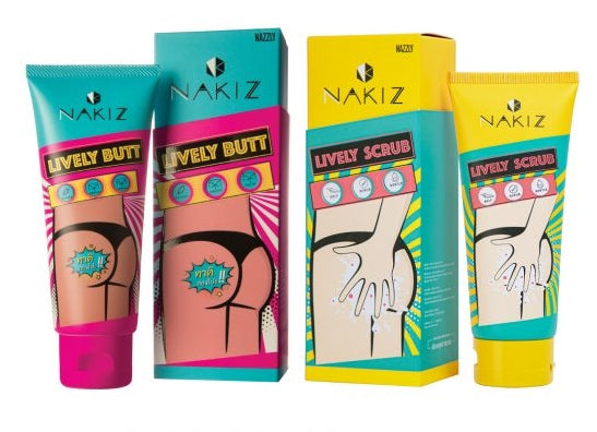 Nakiz Lively Scrub & Nakiz Lively Butt Set